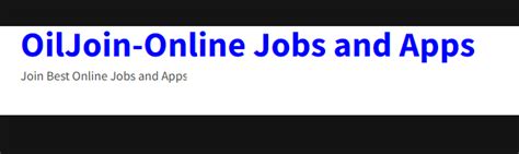 oiljoin Registration Online Create New Account .